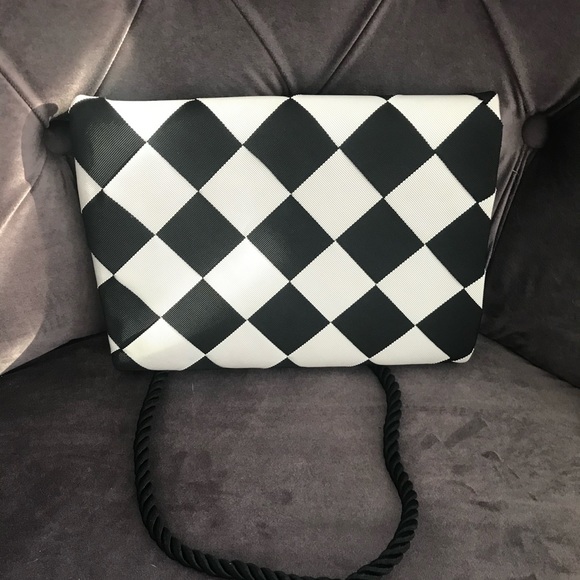 Panucci Handbags - Panucci Fabric Clutch/Shoulder bag